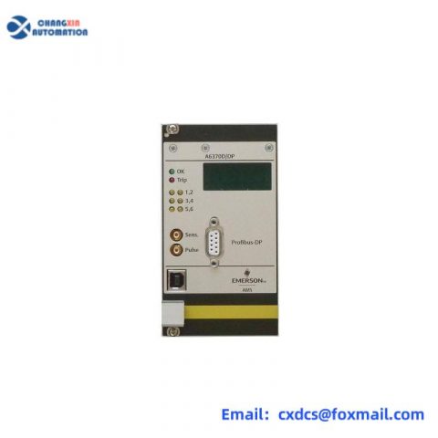 EMERSON A6370D Industrial Automation Control or Power Conversion Module