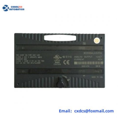 General Electric DS200TCQCG1BGF Analog I/O Expansion Module