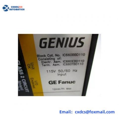 GE IC660BBD110 High-Speed Counter Block
