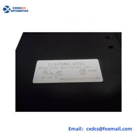 GE IC693MDL655 Positive/Negative Discrete Input Module for Industrial Control Systems